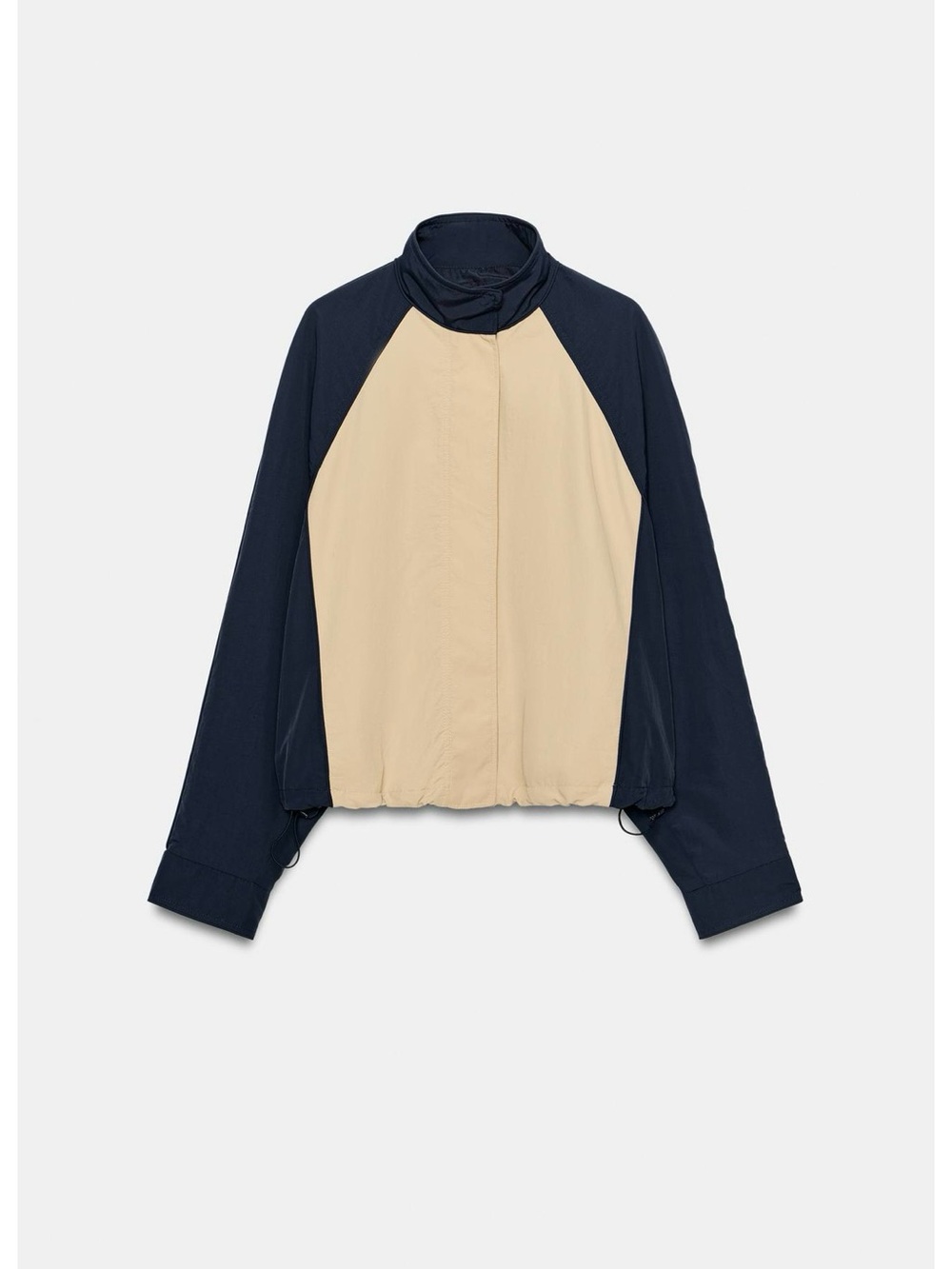 ZARA TECHNICAL FABRIC COMBINED JACKET